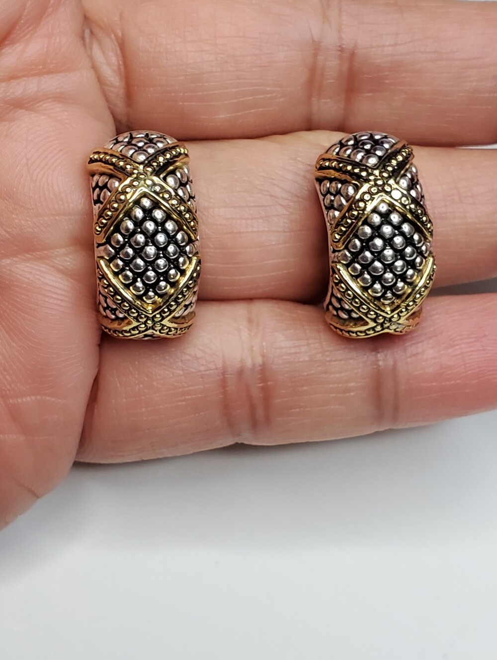 Vtg. Premier Designs Clip-on Earrings